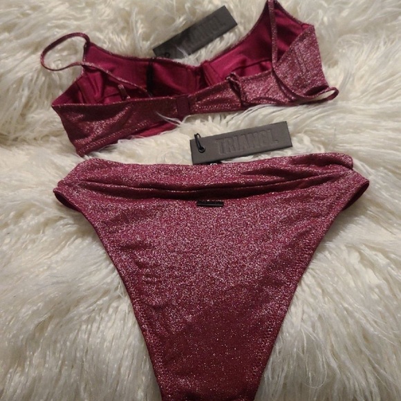 “Triangl” Grape Sparkle Bikini -Size XXS - Picture 2 of 6